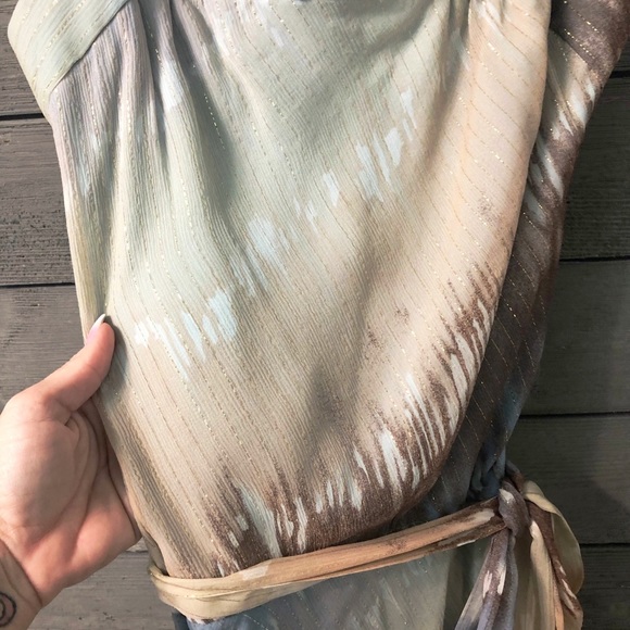 NWT BCBG BCBGMAXAZRIA Silk Side Tie Dress Sz XS - Picture 3 of 8